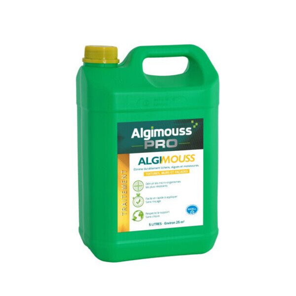 Traitement curatif et preventif toitures, murs, facades algimouss