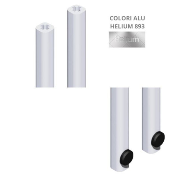 Tringle crémone 2 x 1250mm