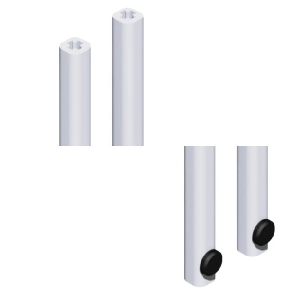 Tringle crémone 2 x 1250mm