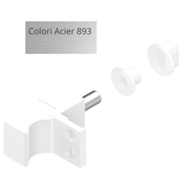 Verrou de condamnation fixation en façade