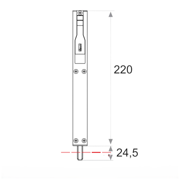 Verrou titan 24 - 220mm 