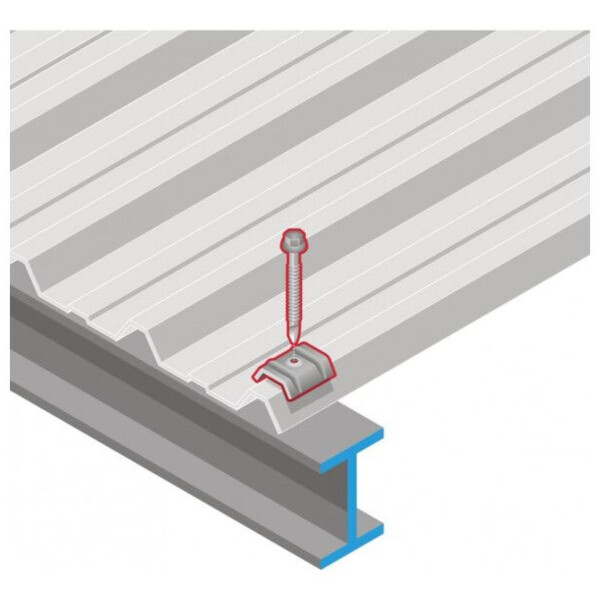 Vis fixation bac acier sur fer - i ral 5008