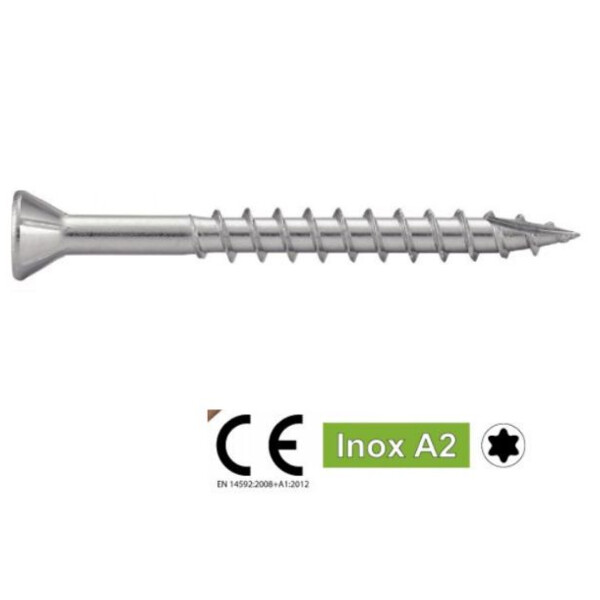 Vis inox pour terrasse bois durs
