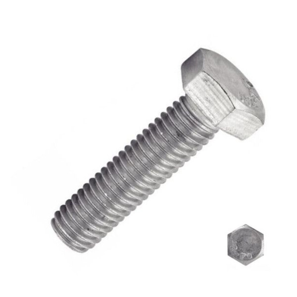 Vis métal inox tête hexagonale