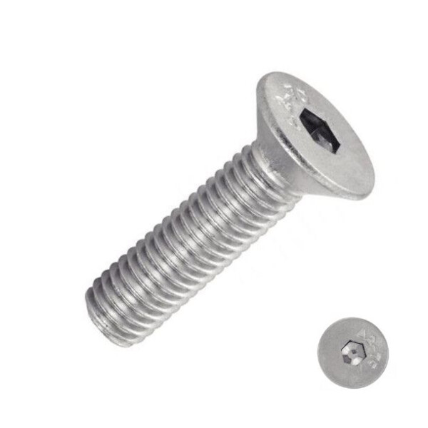 Vis métaux tête fraisée 6 pans creux