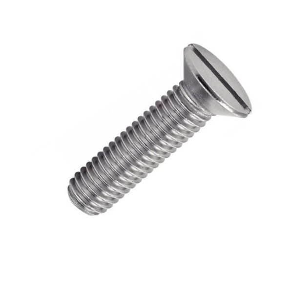 Vis métaux tête fraisée fendue inox