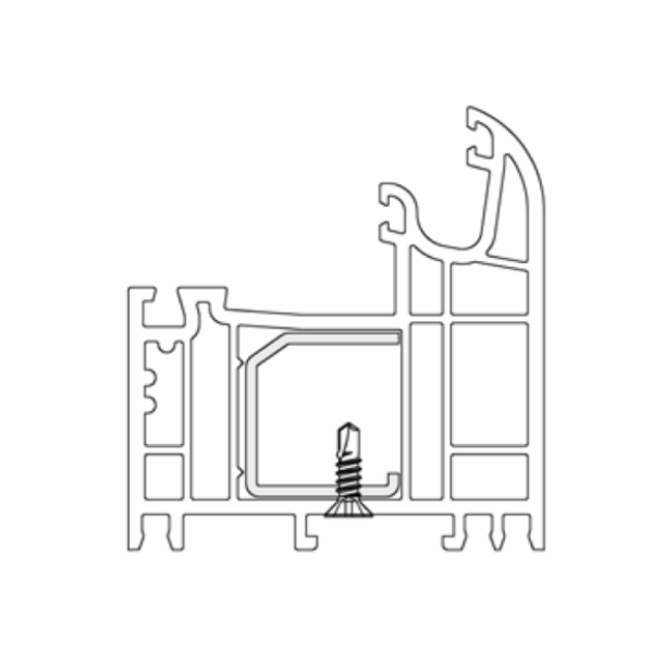 Vis pvc tête fraisée fd2