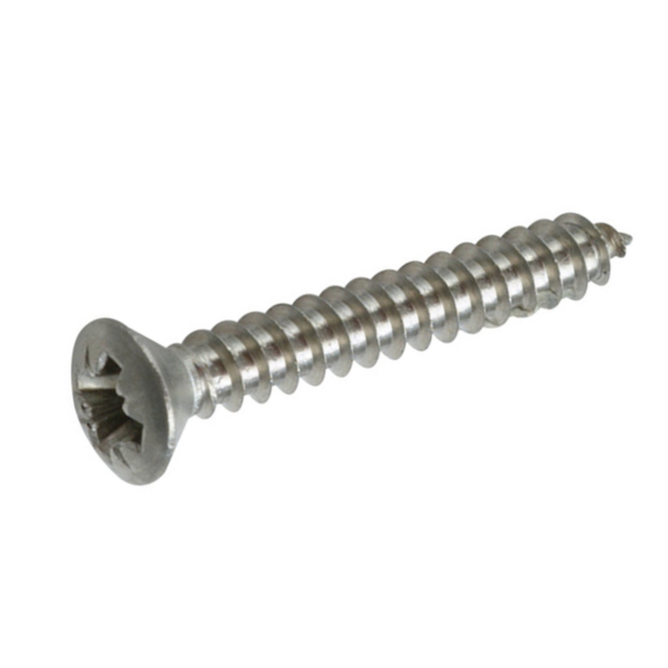 Vis tôle zinguée tête fraisée bombée 