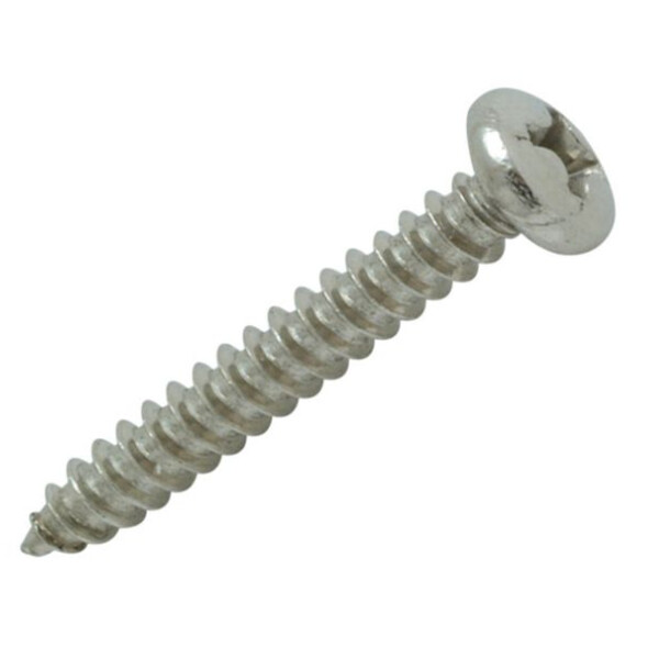 Vis tôle zinguée tête ronde cruci