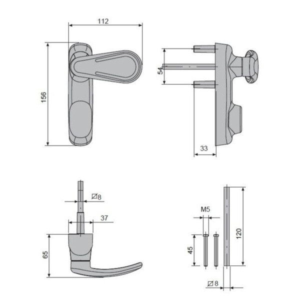 Manoeuvre extérieure oltre à béquille