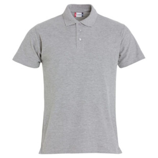 BASIC POLO GREY MELANGE Clique