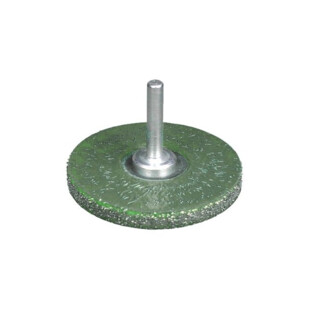 BROSSE CIRCULAIRE SUR TIGE DE 6 MM Ø63 MM ÉP.8 MM ACIER ENROBÉ 0,30 MM Osborn