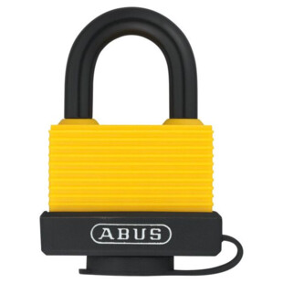 CADENAS A CLE ALUMINIUM ETANCHE 70AL45 JAUNE Abus