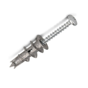 CHEVILLE MÉTALLSPID 3 POINTES + VIS TÊTE RONDE (BOITE DE 100) Rawl