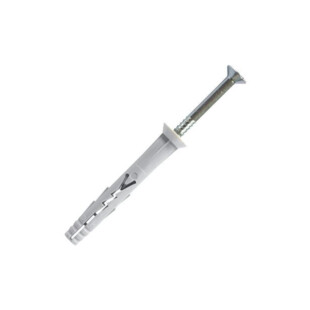 CHEVILLE NYLON AVEC VIS TETE FRAISEE EN BIDON Rawl