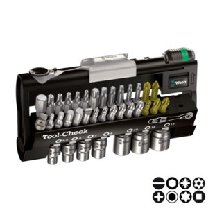 CLIQUET TOOL-CHECK 1 SB (JEU DE 38) Wera