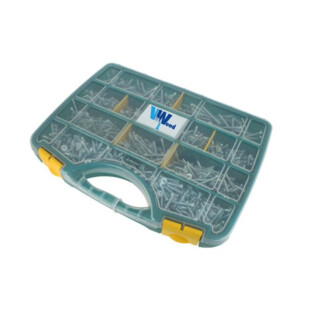 COFFRET 1605 VIS AUTOPERCEUSES TF TORX ACIER ZINGUE Viswood