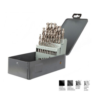 Coffret 25 forets HSS PRO1-13 Diager