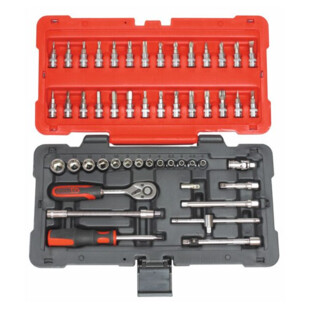 COFFRET DOUILLES ET ACCESSOIRES ULTIMATE® 1/4'' (50 PIECES) Ks Tools