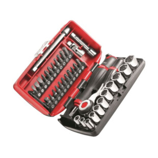 COFFRET SERRAGE-VISSAGE NANO 1/4" 38 PIECES Facom