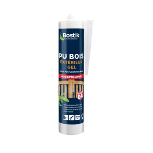COLLE A BOIS PU BOIS EXTERIEUR GEL 310 ML Bostik