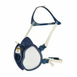 DEMI-MASQUE REUTILISABLE SANS MAINTENANCE 3M A FILTRE INTEGRE SERIE 4000+ 3M France