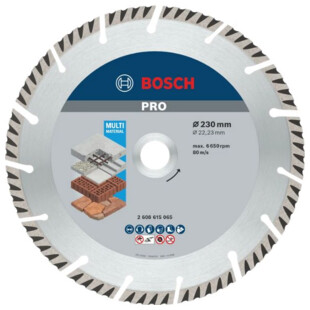 DISQUE STANDARD UNIVERSAL 230MM Bosch