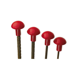 EMBOUTS DE SECURITE POUR FER A BETON D.8 A 20 MM (SACHET 125 PC) Vinmer