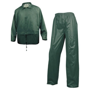ENSEMBLE DE PLUIE POLYESTER ENDUIT PVC EN400 VERT Delta Plus Pro