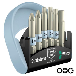 ETUI D'EMBOUTS BIT-CHECK 6 INOX 1 SB (JEU DE 6) Wera