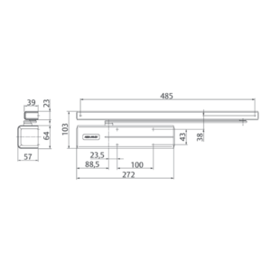 Ferme porte DC700 Vachette