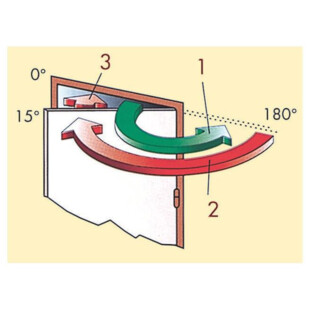FERME-PORTE GR101 BRAS COMPAS Groom