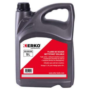 FLUIDE SOLUBLE NETTOYANT MACHINE ERKO SOLUKLEAN BIDON 5L Erko