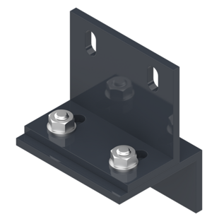 Gâche pour crémone pompier Croisee Ds