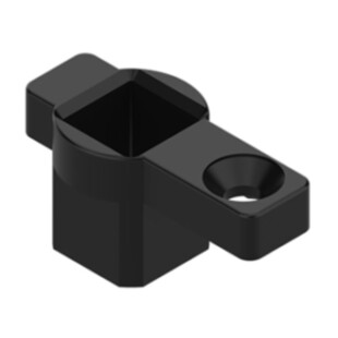 Gâche pour crémone pompier encastrée Croisee Ds