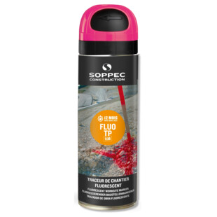 TRACEUR DE CHANTIER FLUO TP 650 ML Soppec