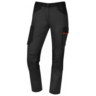 PANTALON DE TRAVAIL FEMME MACH2 GRIS/ORANGE Delta Plus Pro