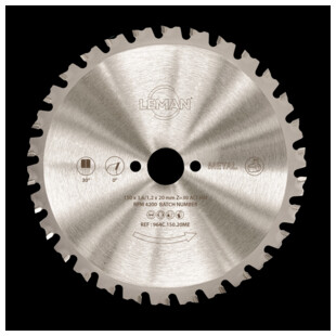 LAME CIRCULAIRE CARBURE FINE METAL LSC.964C.ME Leman
