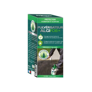 IMPERMEABILISANT TERRASSES ET DALLAGES ALGIFOB+ AVEC PULVERISATEUR 5L Algimouss