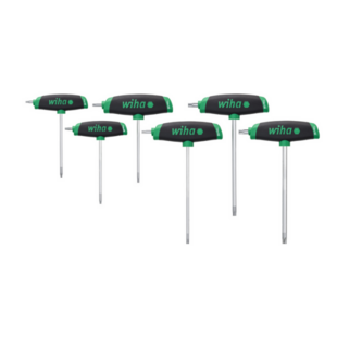 Jeu 6 clés males Torx manche T Wiha