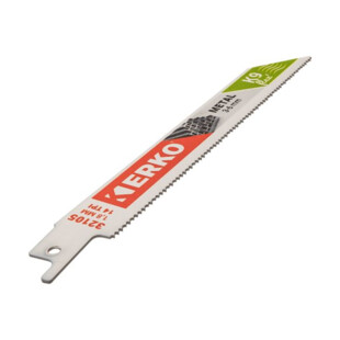 LAME DE SCIE SABRE BIMETAL METAL K9 FLEX 150x19x0,9 14TPI (X5) Erko