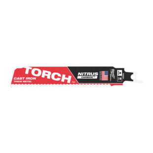 LAME DE SCIE SABRE CARBURE METAL TCT TORCH NITRUS Milwaukee