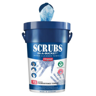LINGETTE NETTOYANTE POUR MAINS ET OUTILS SCRUBS Scrubs