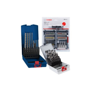 Lot forets 7X SDS + 25X HSS + 44 embouts Bosch