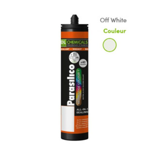 Mastic silicone Prestige colour ton blanc cart300ml Dl Chemicals