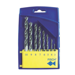 MECHE A BOIS 3 POINTES (COFFRET DE 8) Fisch®