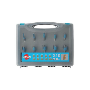 MECHE A RAINER CARBURE Ø8 A 25 QUEUE 8 MM (COFFRET DE 10) Leman