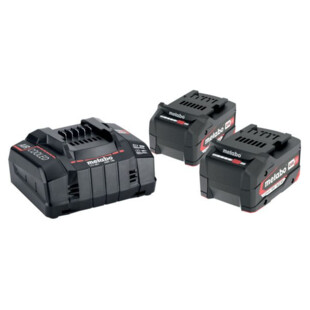 PACK BATTERIES LI-ION 18V 5,2AH + CHARGEUR RAPIDE ASC 145 Metabo