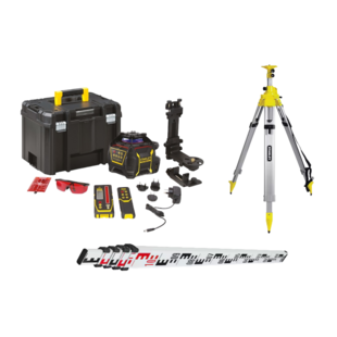 Pack laser rotatif rouge RL700 Stanley