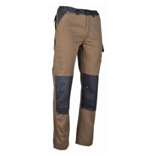 Pantalon forgeron chataigne/noir Lma Lebeurre